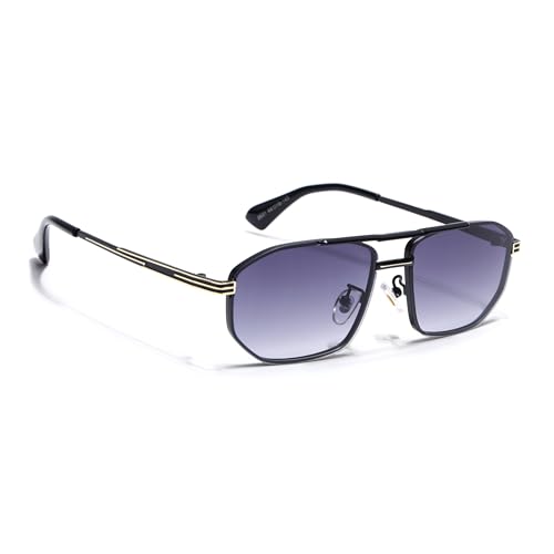Image of Voyage Rectangle UV Protected Sunglasses for Men & Women