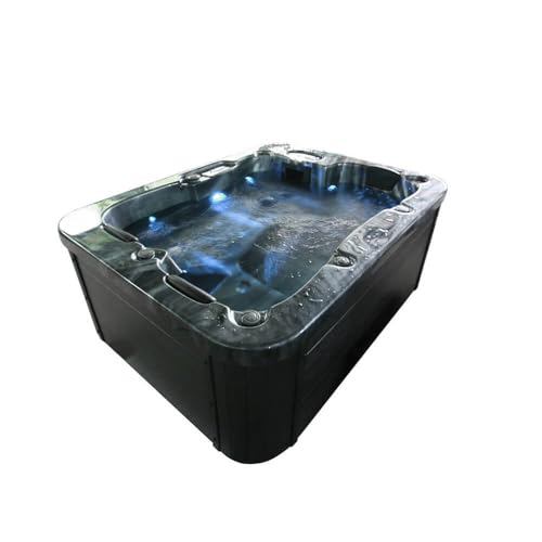 HOME DELUXE - Jacuzzi d'extérieur - Black Marble Pure...