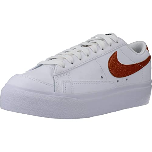 Nike Blazer 77 Platform Womens White Metallic Copper Size 8