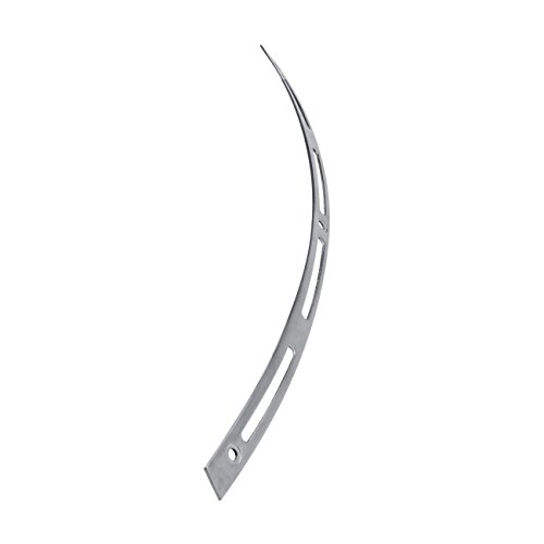 INNOGLOW Motorcycle Windshield Windscreen Trim Polished Stainless Steel Batwing Fairing Fits for 1996-2013 Harley Electra Street Glide Touring Bike