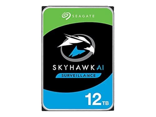 Seagate SkyHawk AI ST12000VE001 Disque dur 12 To interne 3.5 SATA 6Gb/ mémoire tampon : 256 Mo avec de Seagate Rescue Data Recovery - vue 4