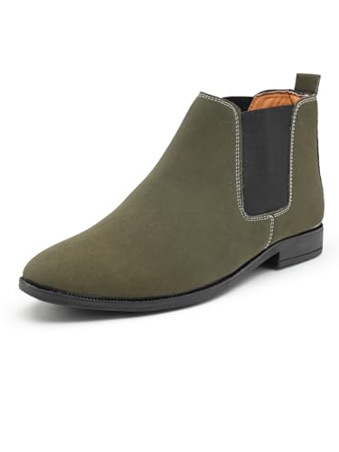Image of Men's Slip On Fashion Chelsea Boots | High Tops, Soft Cushioned Insole, Comfortable Fit, Trendy, Stylish Boots