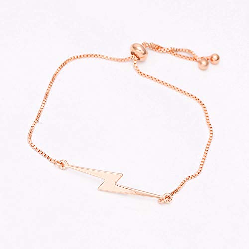 Image of 3 Colors Simple Charm Lightning Bolt Adjustable Bracelet Weather Jewelry