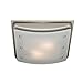 Hunter 90064 Ellipse Bathroom Ventilation Exhaust Fan with Light and Swirled Marble Glass (Bathroom Vent Fan, Exhaust Fan)