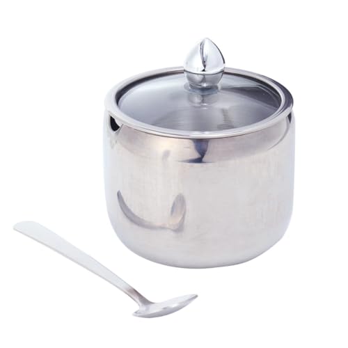 Tarro de condimentos de acero inoxidable 304 con diseño moderno para cocina 2