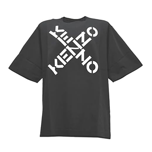 Kenzo tshirt sport nero, svart, L
