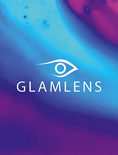 Sehr stark deckende und natürliche blaue Kontaktlinsen SILIKON COMFORT NEUHEIT farbig „Lucca Blue“ + Behälter von GLAMLENS - 1 Paar (2 Stück) - DIA 14.00 - ohne Stärke 0.00 Dioptrien