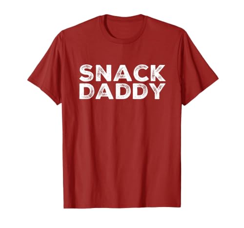 Snack Daddy T-Shirt, Men, Cranberry Red, Large