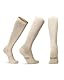 DANISH ENDURANCE Bio-Baumwolle Kompressionsstrümpfe, 14-18 mmHg, Unisex, für Damen & Herren, 1 oder 3 Paar (Beige, 43-47)