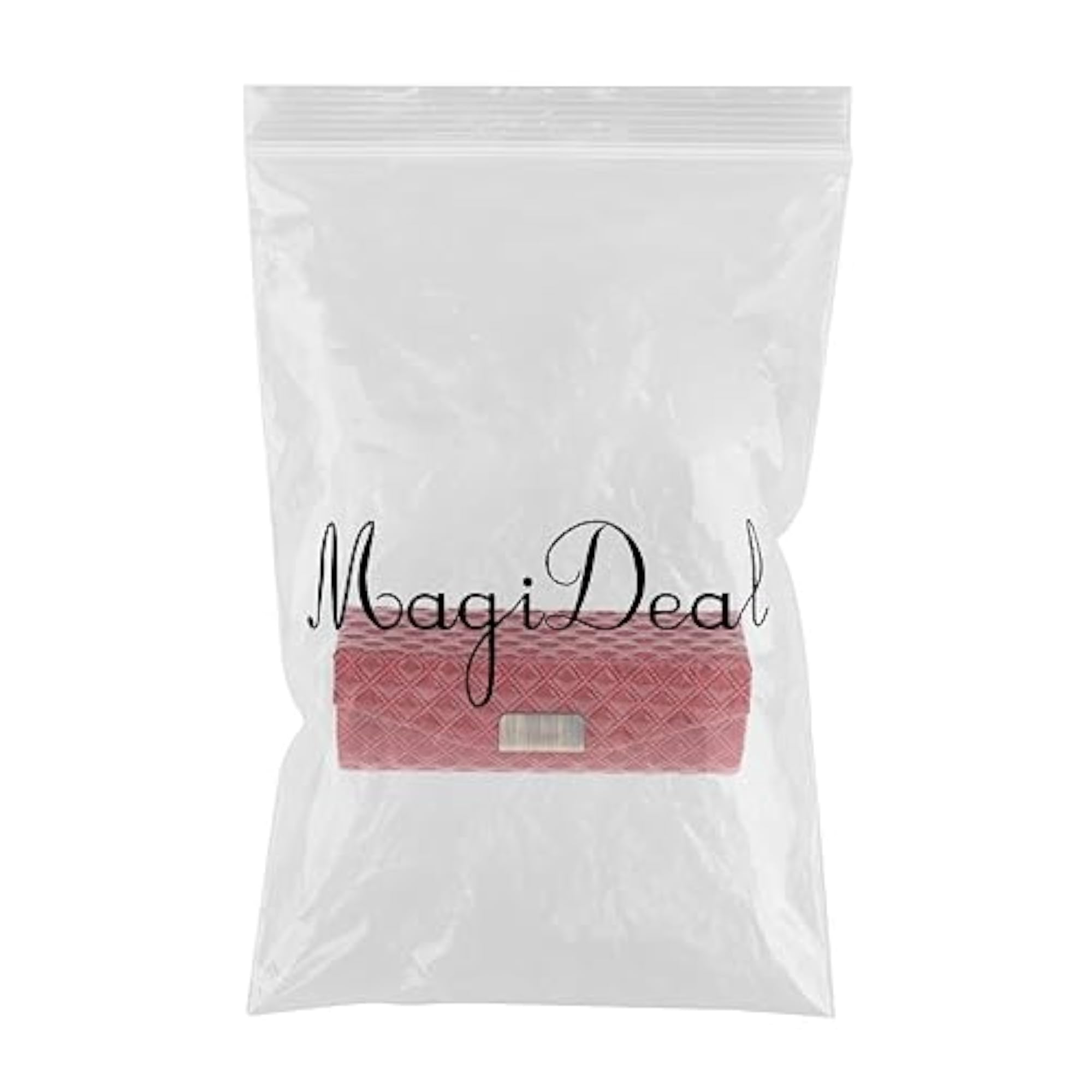PU Leather Single Lipstick Case Holder, Red