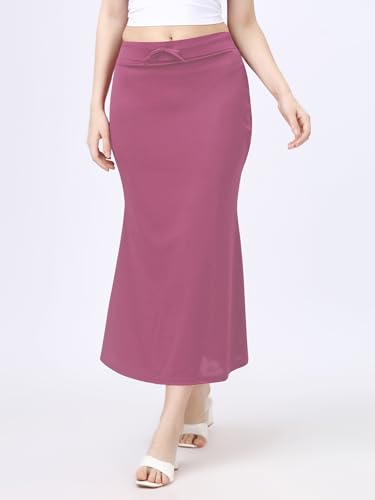 Image of Toochki Stretchable Saree Shapewear Petticoat for Women, Blended Cotton,Petticoat,Skirts for Women,Shape Wear Dress for Saree