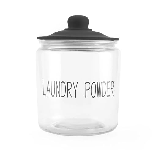 Meturas Cam Deterjanlık 3,8 L | Amber Şeffaflık, Tek Parça Oval Tasarım Banyo & Çamaşır Düzenleyici