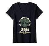 Womens Family Reunion 2025 Matching Design - Correa V-Neck T-Shirt