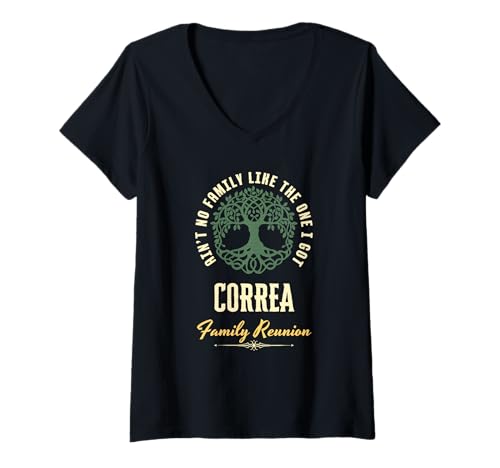 Womens Family Reunion 2025 Matching Design - Correa V-Neck T-Shirt