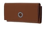 Doublure : cuir Mandarina Duck Mellow Leather, Wallet Femme, Indian Tan, L
