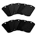 Premium Quality Anodized Aluminum Blank Dog Tags (Large Size 2.00 in x 1.15 in, 1.00mm Thick) for Laser Engraving and Stamping, Black, 100-Pack