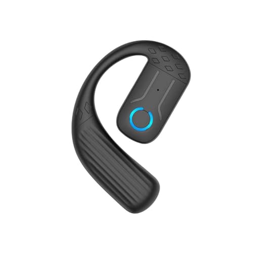 Bluetooth 5.4 Kopfhörer, 180° drehbar, Ohrbügel, HiFi-Stereo, mit Mikrofon, HD-Ohr, einzeln offen, für Spiel-Headset, Musik, Sport, Anruf 5.0, Riemen, Workout mit Bluetooth-Ohrhörer, Headset,