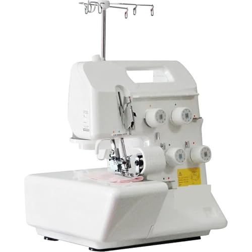 GKJHTED Máquina de Coser, máquina de Coser overlock doméstica, máquina de Coser overlock de Escritorio, Mini máquina de Coser overlock portátil para Principia