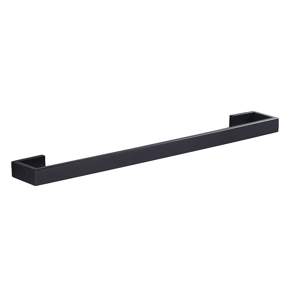 Accesorios de baño de acero inoxidable para renovar el aseo con toallero negro