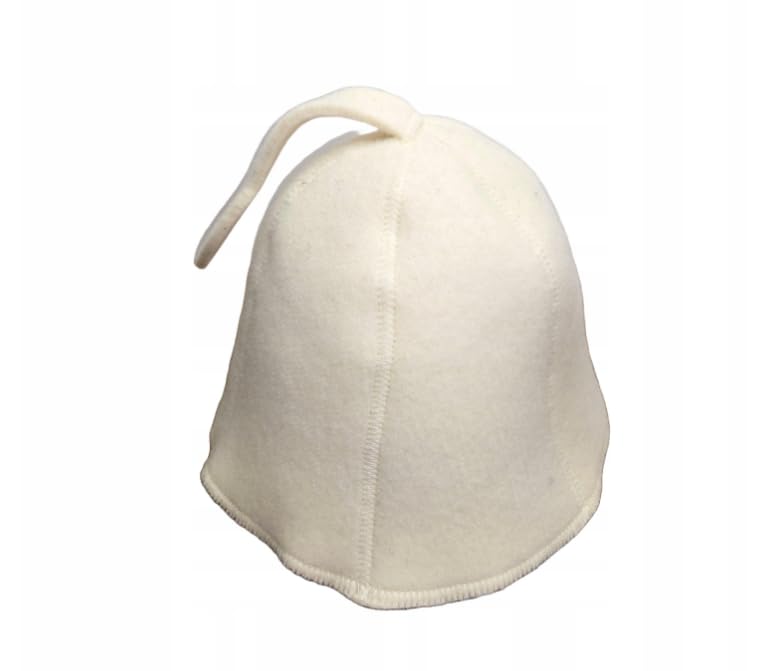 Bonnet de sauna cloche en feutre contre la chaleur bania et jacuzzi