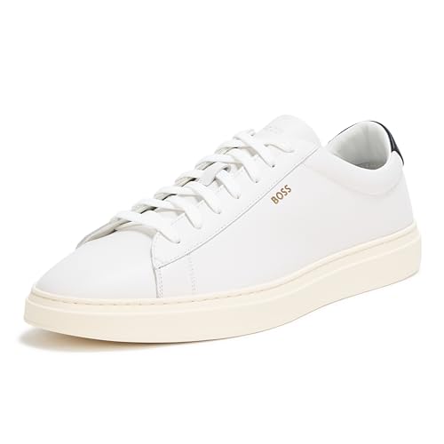 Image of BOSS Men's Kieran Smooth Leather Tennis Sneaker