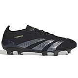 Adidas Predator Elite Firm Ground Football Boots, Core Black Carbon, 7 UK