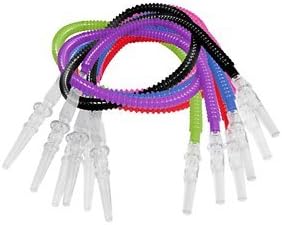 VAPOR HOOKAHS 24-75” PLASTIC MAGIC EXPANDABLE HOSE: SUPPLIES FOR HOOKAHS – These Hookah hoses are accessory pieces for shisha pipes. In various colors, these accessories parts are washable (Pink Hose)