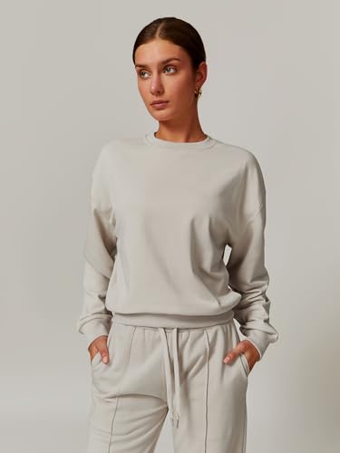 2 Piece Sets for Women Sweatsuit Oversized Pullover Long Sleeve Sweatshirt Jogger Pants Outfits with Pockets Tracksuit4