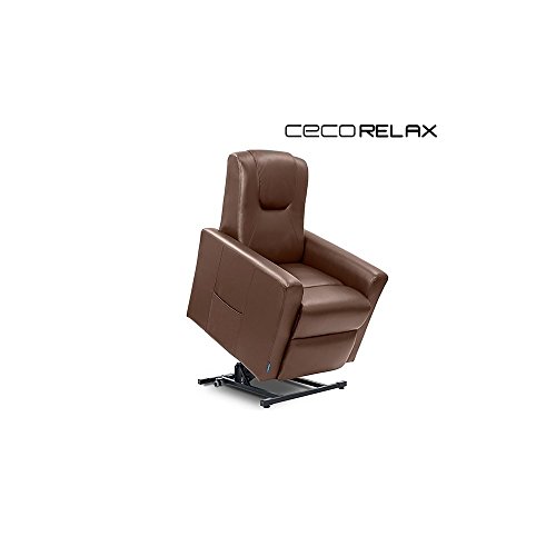Sillón Relax Masajeador Levantapersonas Marrón Cecorelax 6155