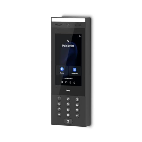 Ubiquiti Intercom Wedge Mount, gooseneck mount, wall mount, black, polycarbonate, brass