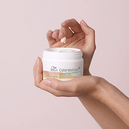 Wella Professionals Colormotion+ Structure+ Mask, Intense And Deep Conditioning Hair Treatment, Fortifies Hair Structure, 5.07Oz #TOP7