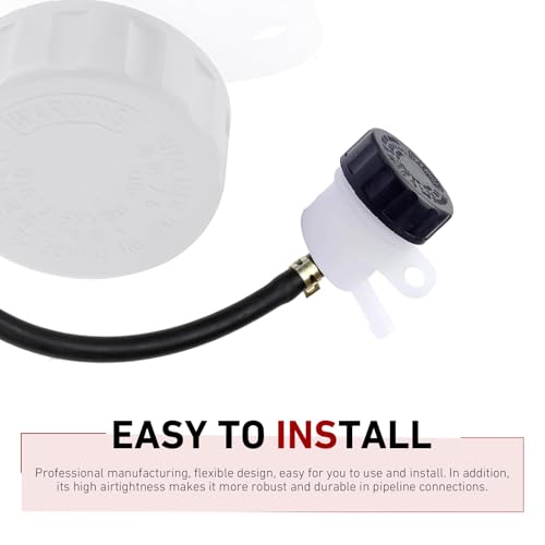 image for Titgoes 2 PCS Brake Fluid Reservoir, Motorcycle Rear Brake Master Cyli