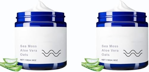 Crema Calmante Natural Ocean, Crema Calmante Natural, Crema Reparadora de la Piel de 118 ml, Hidratante para Reparar Sequedad y Rojeces, Para Rostro y Cuerpo (Antirojeces)