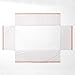 Bacati - Mix N Match White with Band at Bottom Crib Skirt (White/Coral)