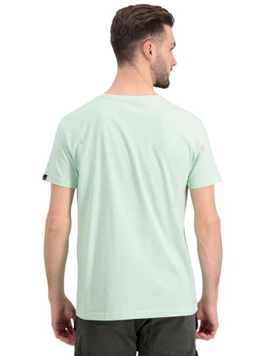 Alpha Industries Basic T-Shirt T-Shirt für Herren Mint – Ansicht 4