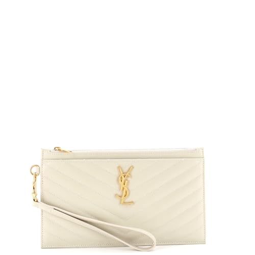 Monogram Wristlet Pouch Neutral