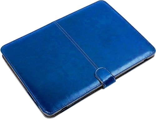 Image of Flausen Laptop Cover for Samsung Galaxy Book 3 Pro 14 inch, NP940XFG-KC5IN, Blue | Original PU Leather (FLBLA4)
