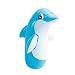 Domybest Sacco da Boxe Giocattolo Gonfiabile, Sacco da Boxe da Terra Bambini, Sacco di Sabbia Gonfiabile, Giocattolo Gonfiabile per Piscine Estive, Feste di Compleanno, Delfino Cartoni Animati