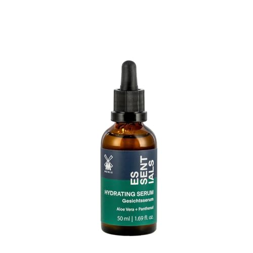 MÜHLE Essentials Gesichtsserum, 50 ml - Hydrating Serum vegan, parfümfrei mit Aloe Vera, Panthenol für geschmeidige Haut