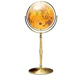 VNABO Rétro HD Monde Globe Chinois Et Anglais Bilingue Globe Série Enseignement École Fournitures De Bureau Globe Éducatif
