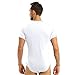 Men Short Sleeve Shorts Set Jumpsuit Bodysuit Pajama One Piece Round Neck Home Pajamas Rompers Basic Onesie White