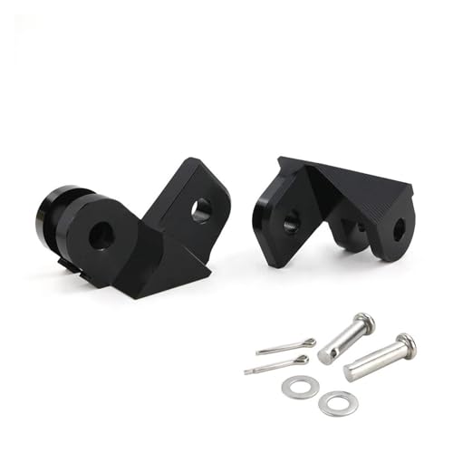 Kit d'abaissement repose-pieds pilote VFR1200F et support alu CNC moto
