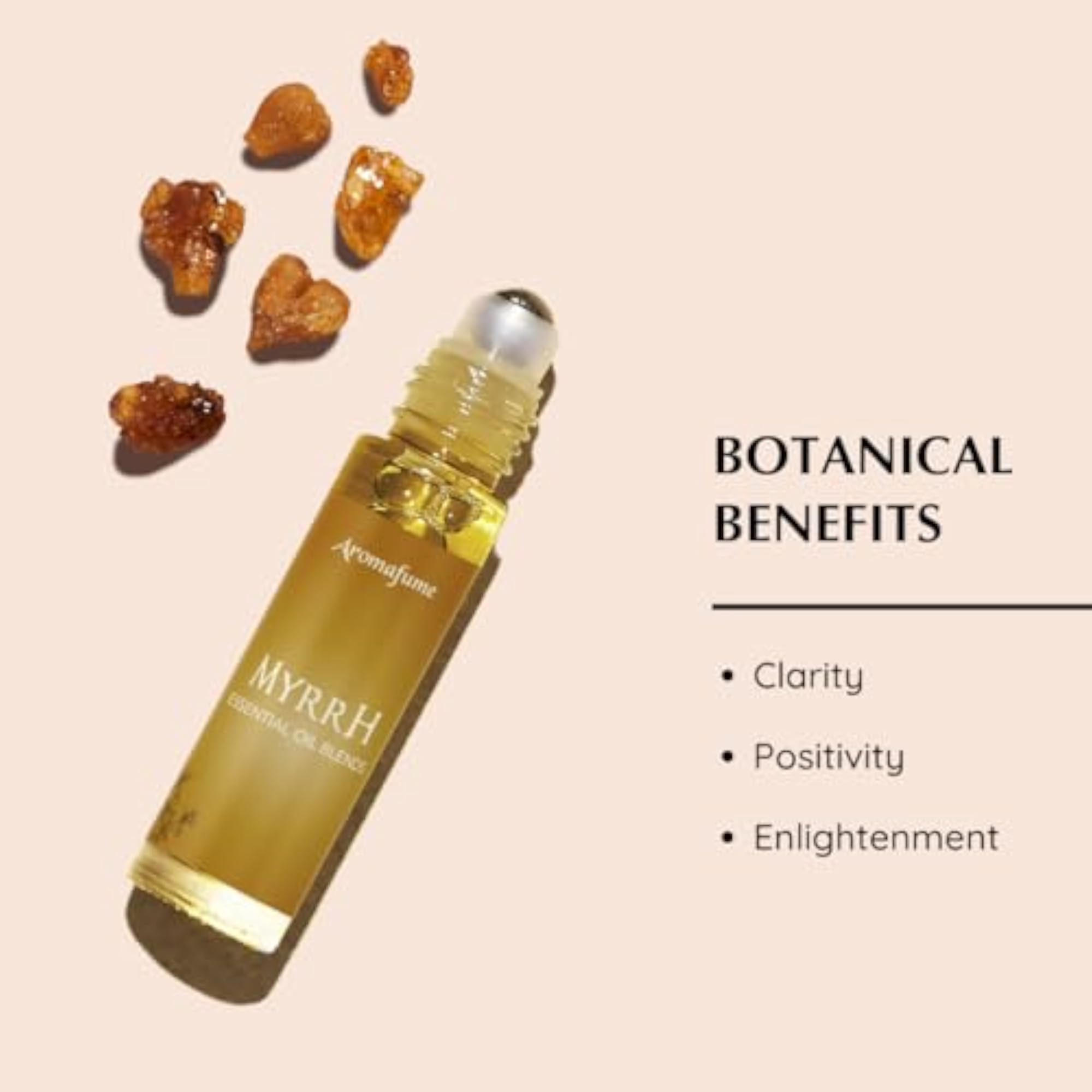 Resin Essential Roll-On Blend by Aromafume, 3 x 6ml