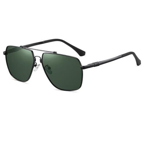 Lunettes de soleil anti-éblouissement UV400 avec monture en métal pour femmes et hommes
