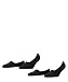 Produktbild Burlington Damen Everyday 2-Pack W IN Innensocken, Blickdicht, Schwarz (Black 3000), 35-36 (2er Pack)