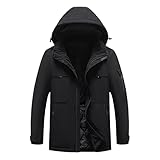 QEmop Damen Heizteil Mantel Weste Herren Mantel Smart Charging Heizung und Heizmantel USB Vier Steuerschalter 17 Arear Heizweste Baumwolle Damenbluse Smart Softshell Damen Wasserdicht Atmungsaktiv