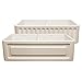 Whitehaus Collection WHFLRPL3318-BISCUIT Reversible Kitchen Fireclay Sink, Biscuit