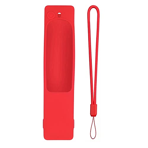 Cover Antiurto Anti-Slip Custodia Protettiva da 2 Pezzi per Samsung Smart TV Telecomando BN59. Pelle Serie, Viola e Rosso