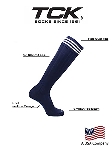 Image of Soccer Socks With Fold Down Top - European Style for Adults - Men and Women