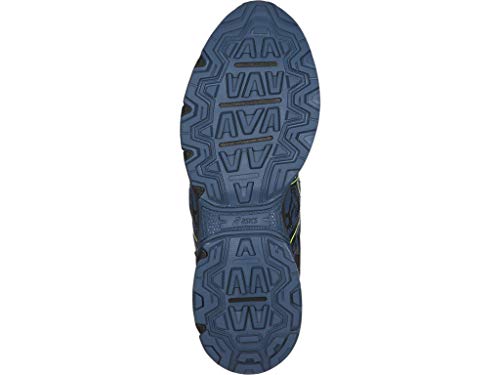 ASICS Men's Gel-Venture 6 MX Running Shoe, Grand Shark/Neon Lime, 8 M US